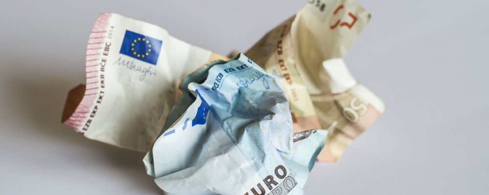 Crumpled Euros