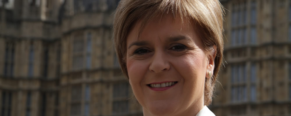Leader of the SNP Nicola Sturgeon