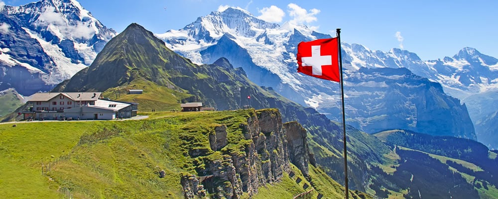 camping in Switzerland